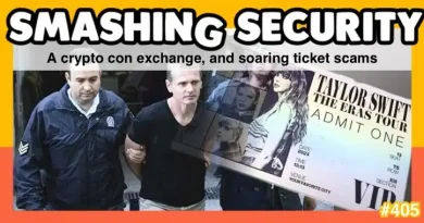 Smashing Security podcast #405: A crypto con exchange, and soaring ticket scams