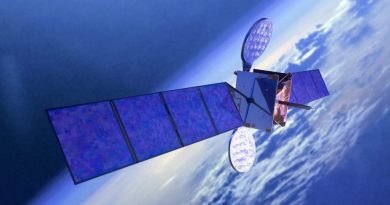 Satellite in space