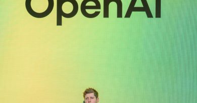 Open AI Chief Executive Officer Sam Altman speaks during the Kakao media day in Seoul.