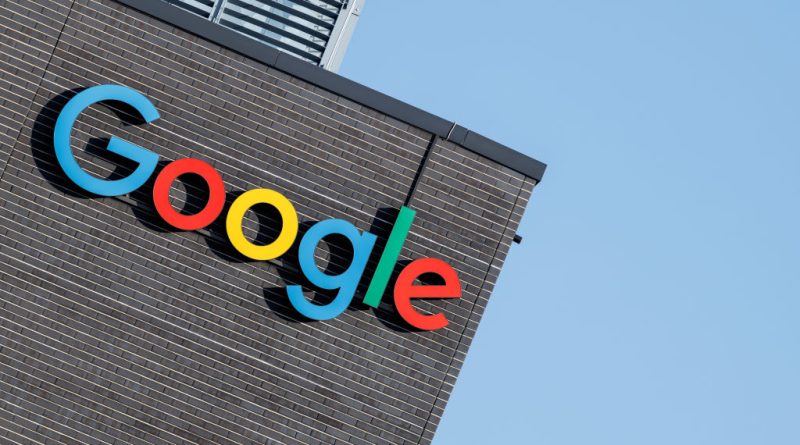 18 February 2025, Bavaria, Munich: The Google logo and lettering can be seen on the facade of the company's Munich headquarters on February 18, 2025 in Munich (Bavaria). The company's development center is located in Arnulfpark. More than 2,500 employees work for the US company at various locations in Germany. The parent company of Google LLC is Alphabet Inc. Photo: Matthias Balk/dpa (Photo by Matthias Balk/picture alliance via Getty Images)