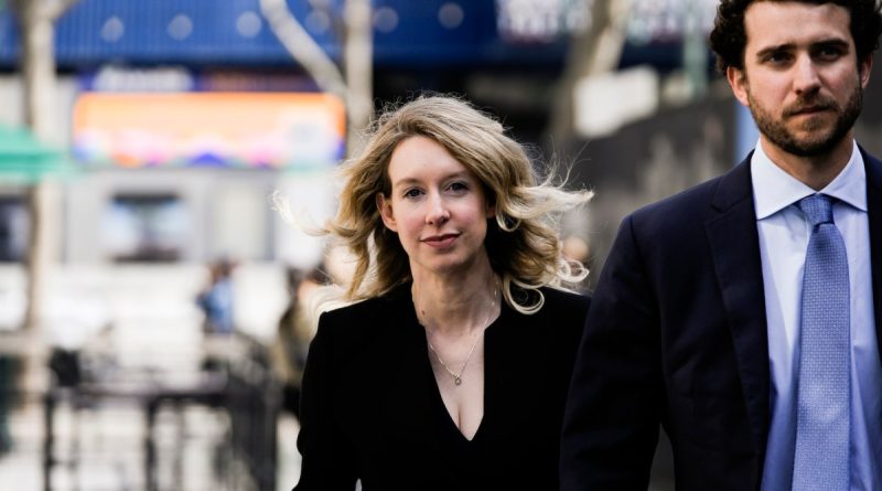 Former Theranos CEO Elizabeth Holmes alongside her boyfriend Billy Evans