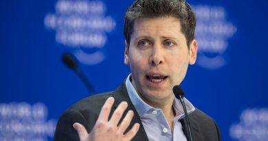 OpenAI CEO Sam Altman gestures during a session of the World Economic Forum (WEF) meeting in Davos on January 18, 2024. (Photo by FABRICE COFFRINI/AFP via Getty Images)