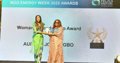 Audrey Joe-Ezigbo honored with 2025 NOG Industry Women in Leadership Award for Outstanding Contributions to Gas Sector and Entrepreneurial Development