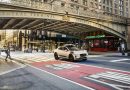 Waymo Driver Jaguar I-Pace mapping NYC at grand central